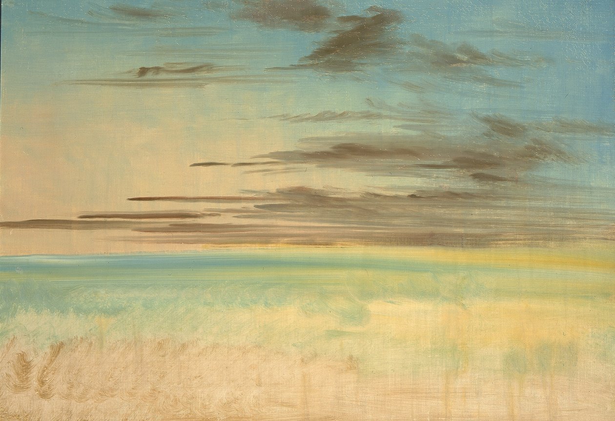 Landskapsbakgrund av George Catlin