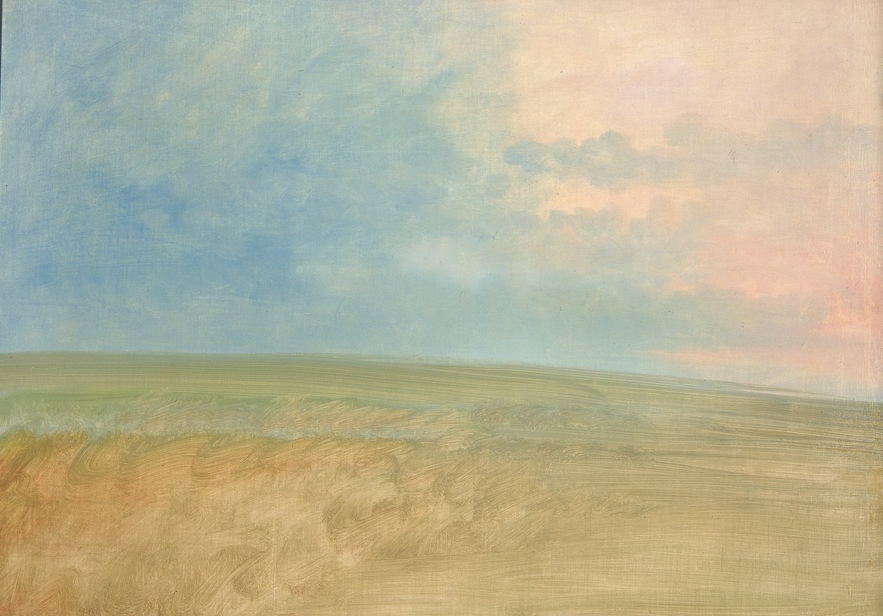 Landskapsbakgrund, 1846-1848. av George Catlin