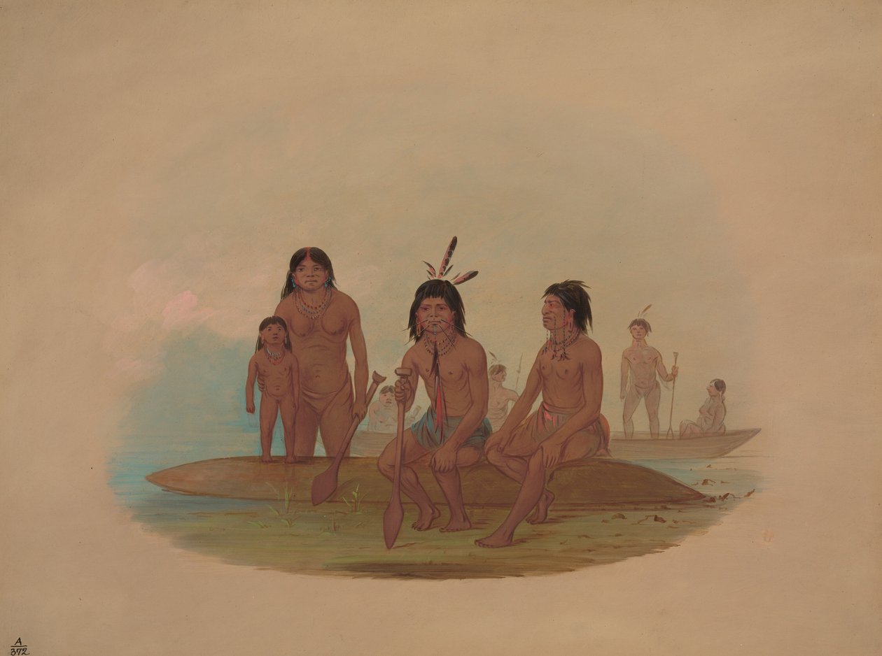 Marahua-indianer, 18541869. av George Catlin