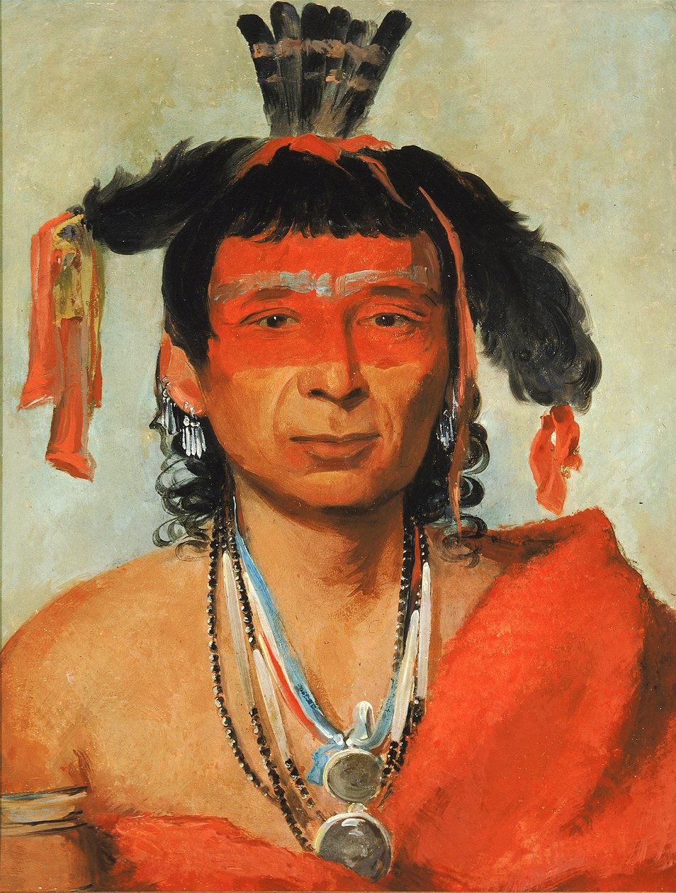 Másh-kee-wet, en stor dandy, 1831. av George Catlin