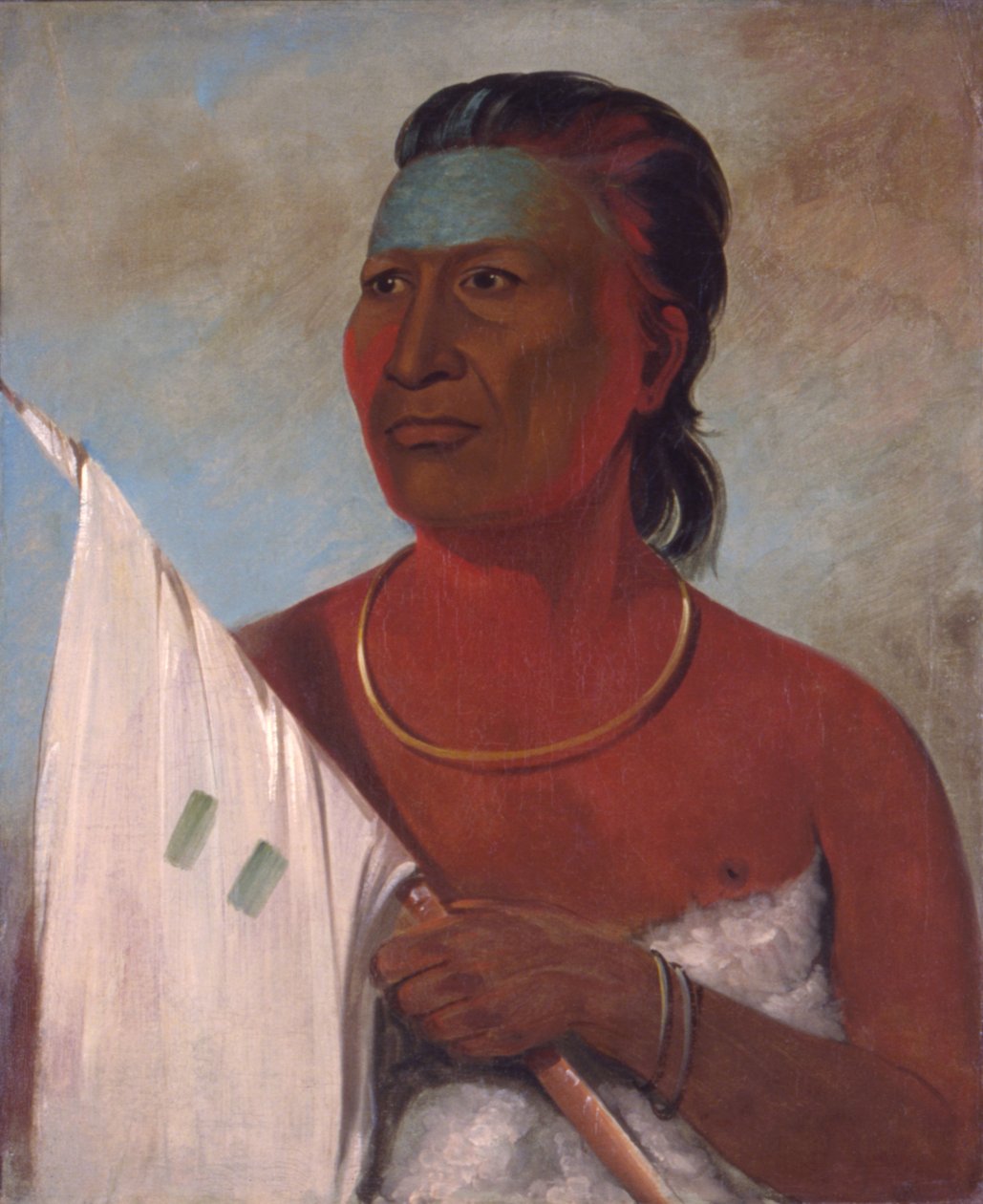 Náh-pope, Soup, rådgivare till Black Hawk av George Catlin