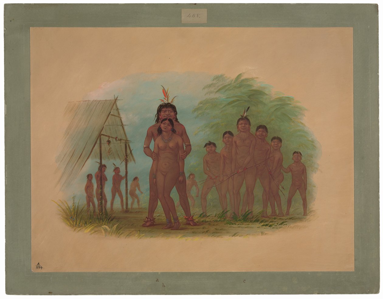 Orejona-indianer av George Catlin