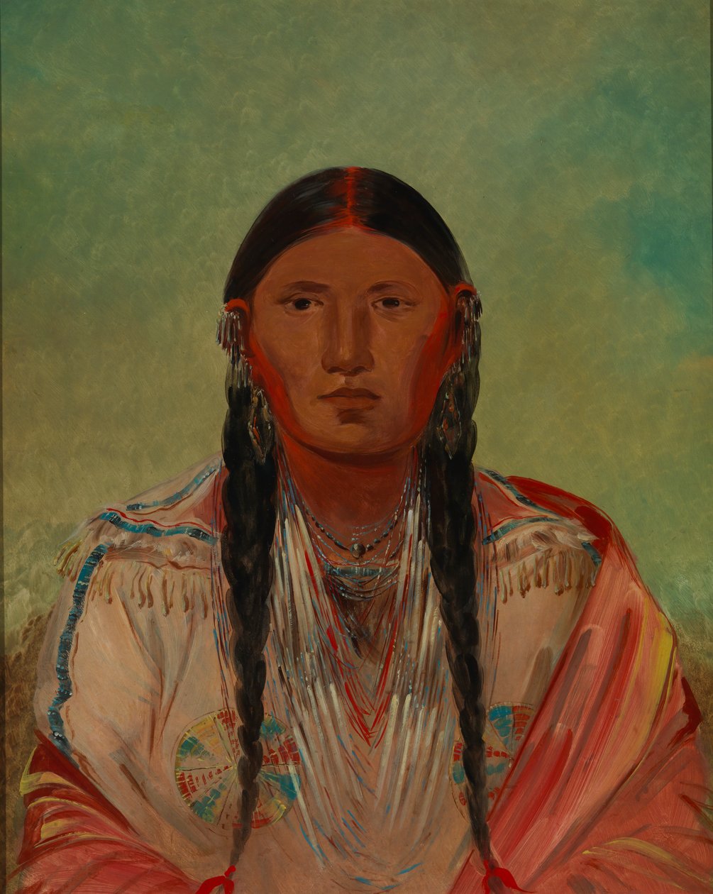 Ru-ton-wee-me, Pigeon on the Wing, 1844. av George Catlin