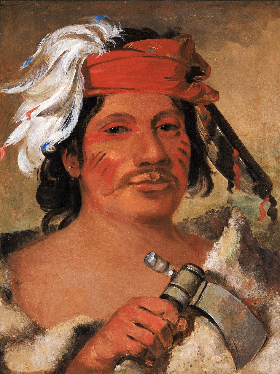 Seneca Steele, en stor libertin, 1831. av George Catlin