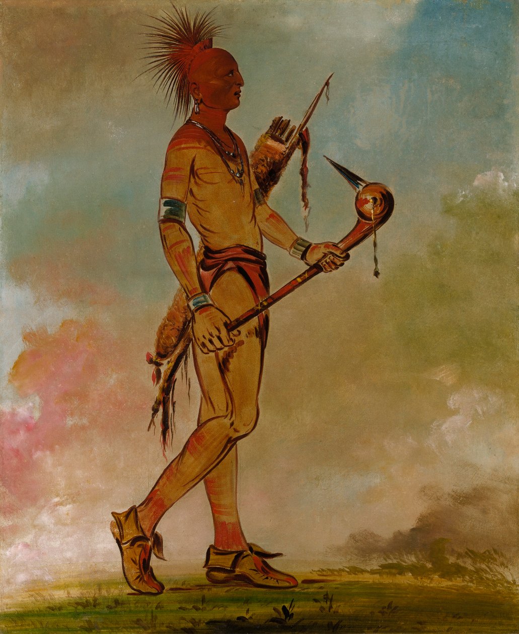 Shin-ga-wás-sa, vacker fågel av George Catlin