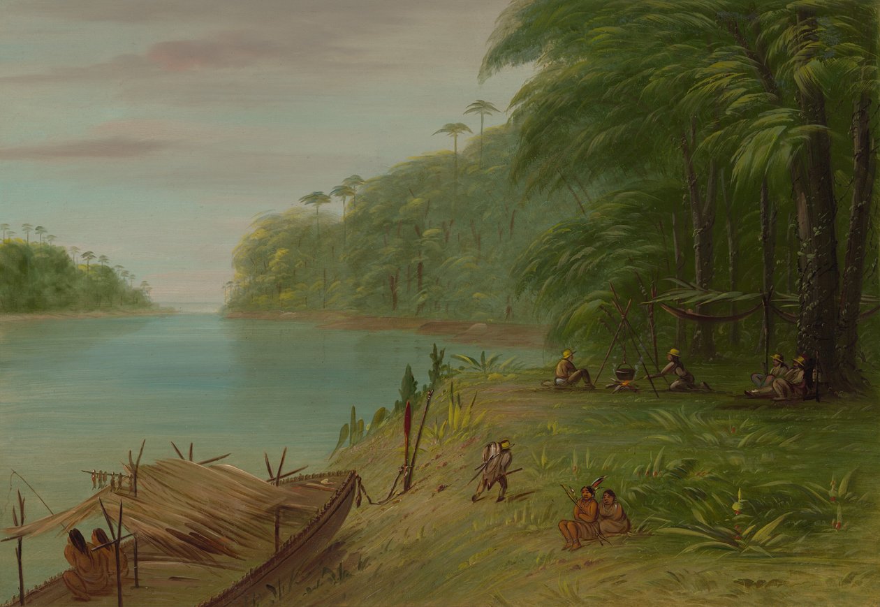 Kusten av Essequibo, 18541869. av George Catlin