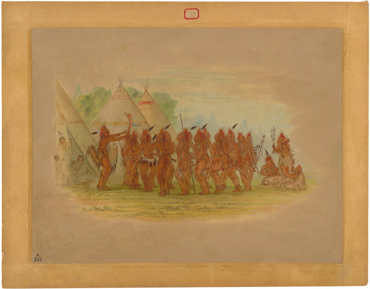 Slavdans - Saukie av George Catlin