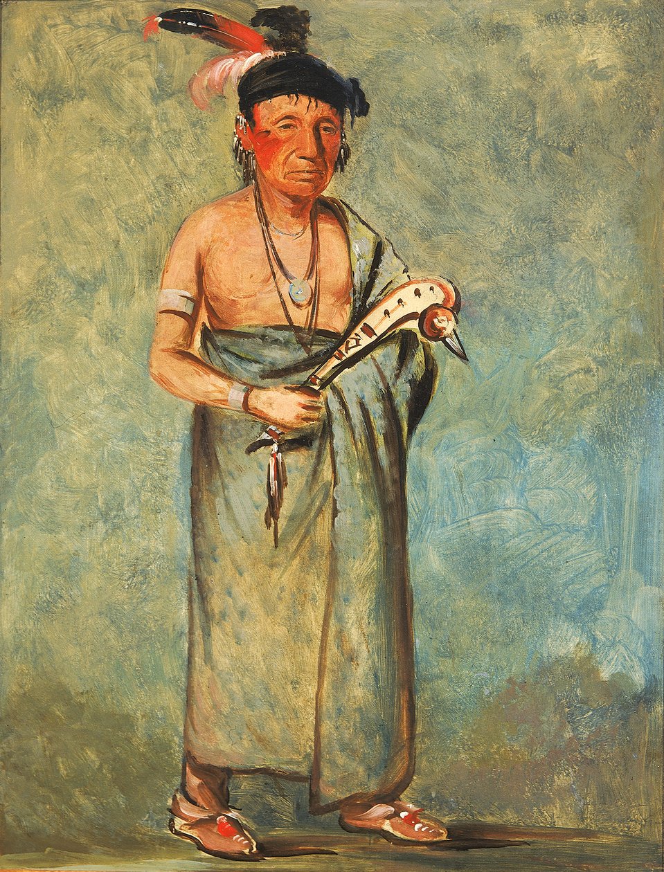 Span-e-o-née-kaw, Spanjoren, 1828. av George Catlin