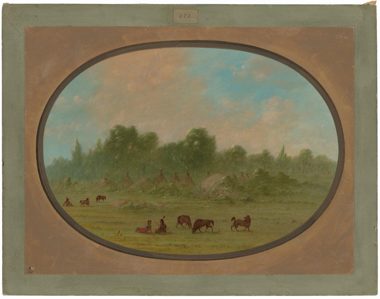Tawahquena by av George Catlin
