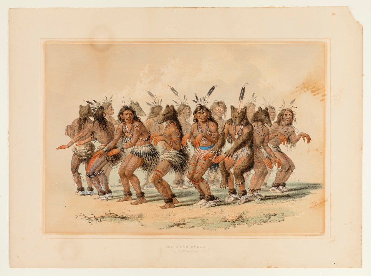Björnens dans - nr 18 av George Catlin