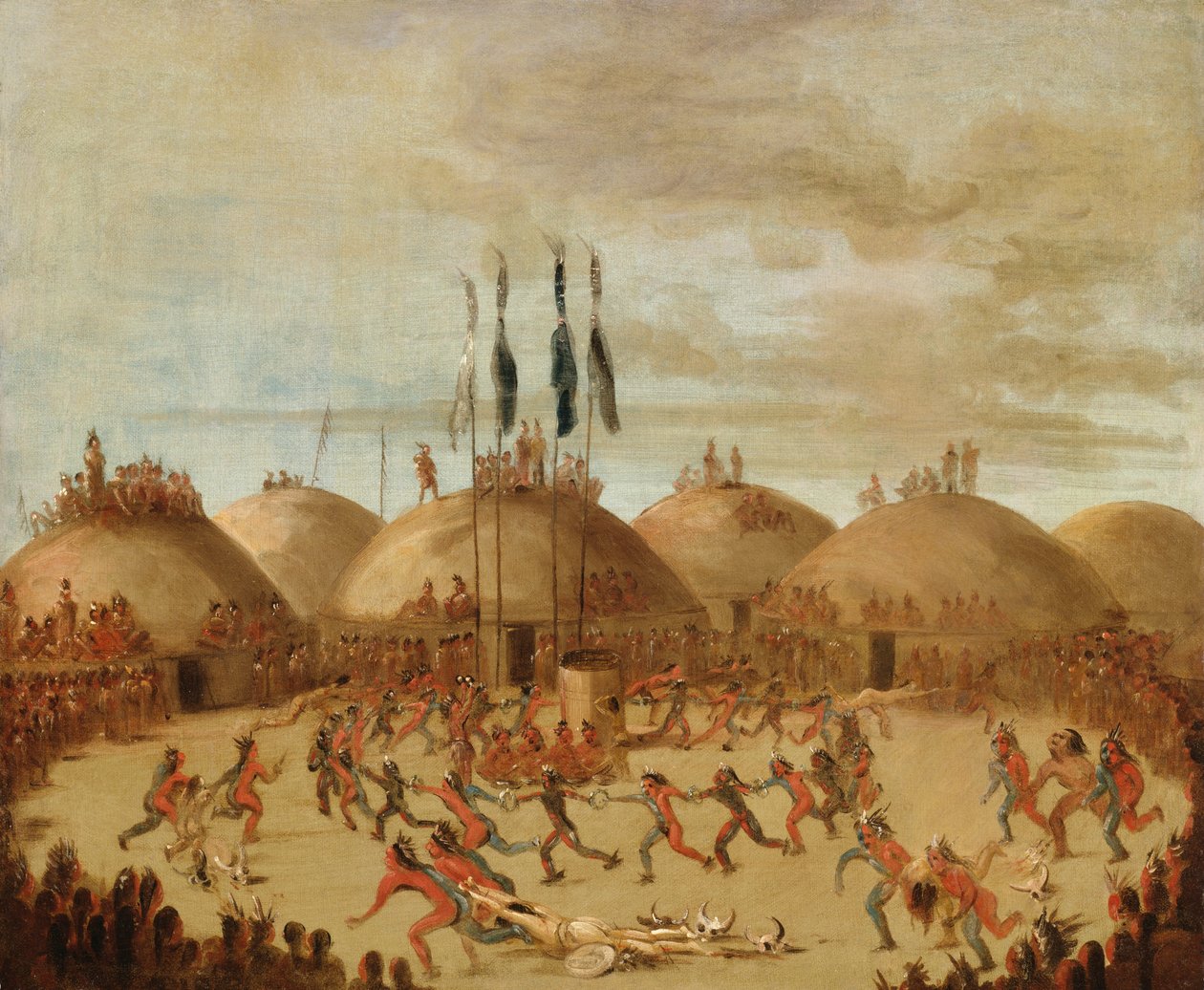 The Last Race, O-Kee-pa-ceremonin av George Catlin