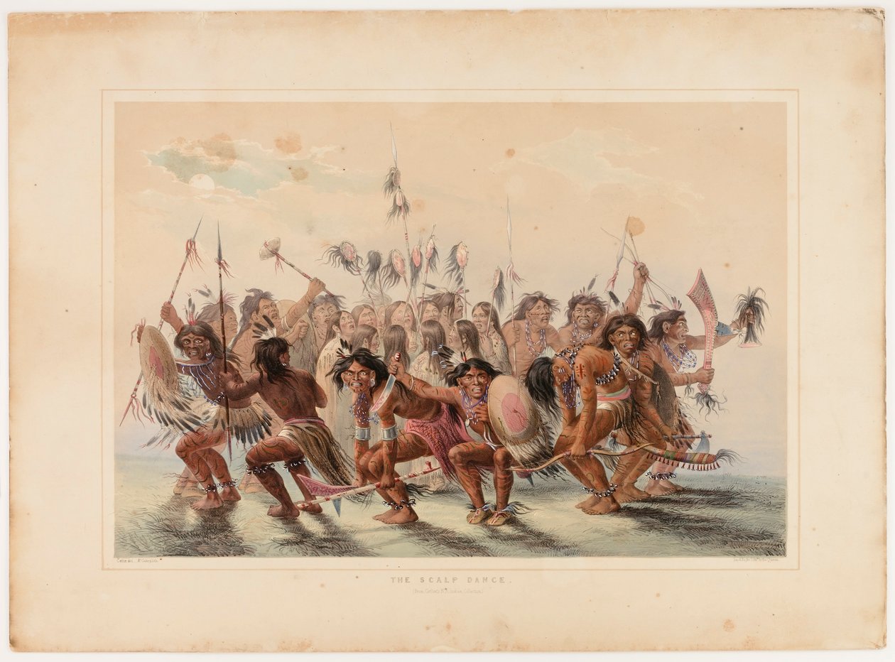 Skalpdansen av George Catlin