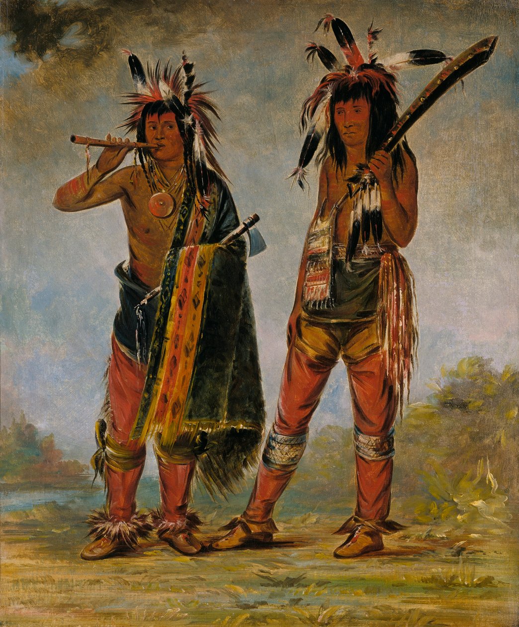 Två unga män av George Catlin