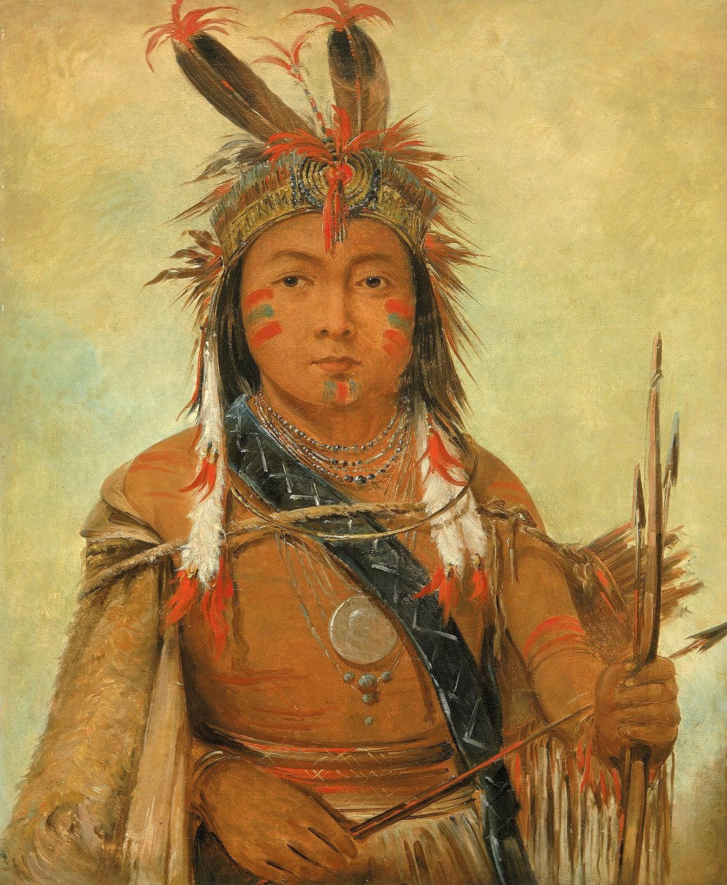 Ud-je-jock, Pelikan, en pojke av George Catlin
