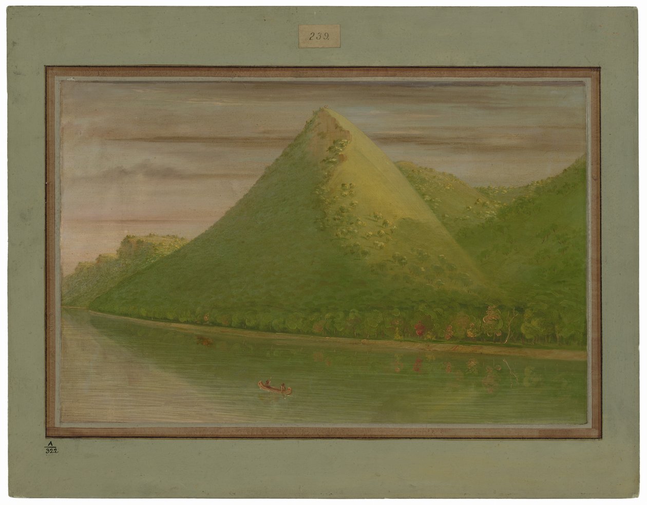 Utsikt över "Gäddans tält" av George Catlin