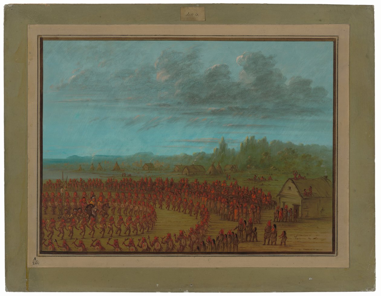 Saukies krigsdans av George Catlin