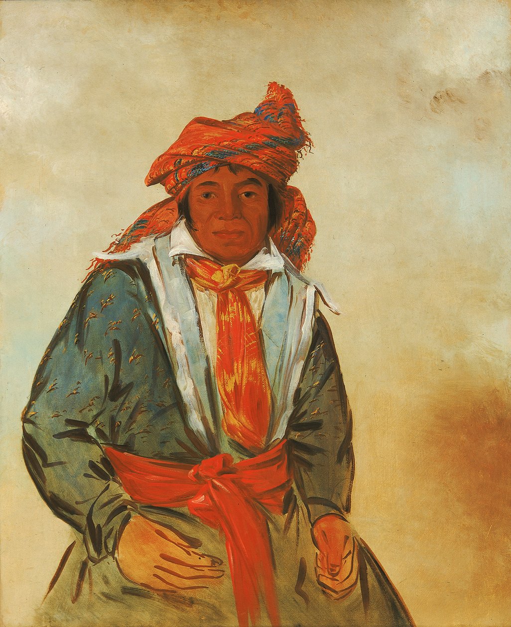 Wat-al-le-go, till modig, av George Catlin