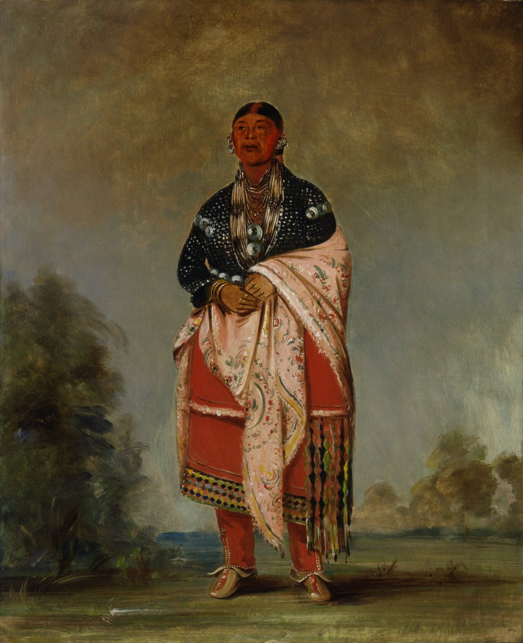 Hustru till Kee-o-kúk, 1835. av George Catlin