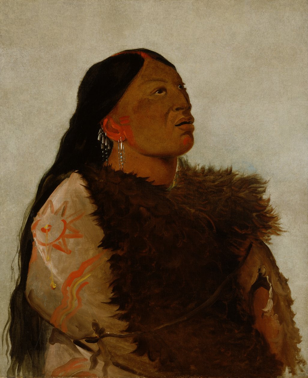 De sexs fru, 1832. av George Catlin