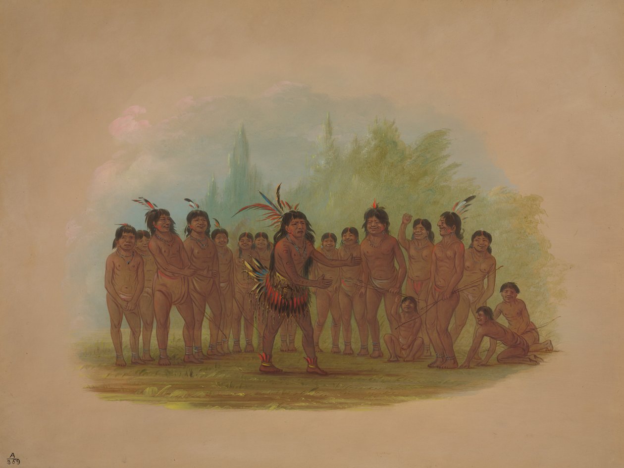 Zurumati-indianer, 18541869. av George Catlin