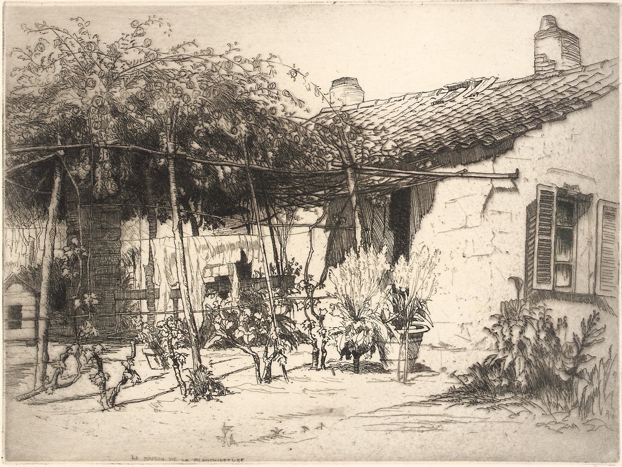 La Maison de la Blanchisseuse av George Charles Aid