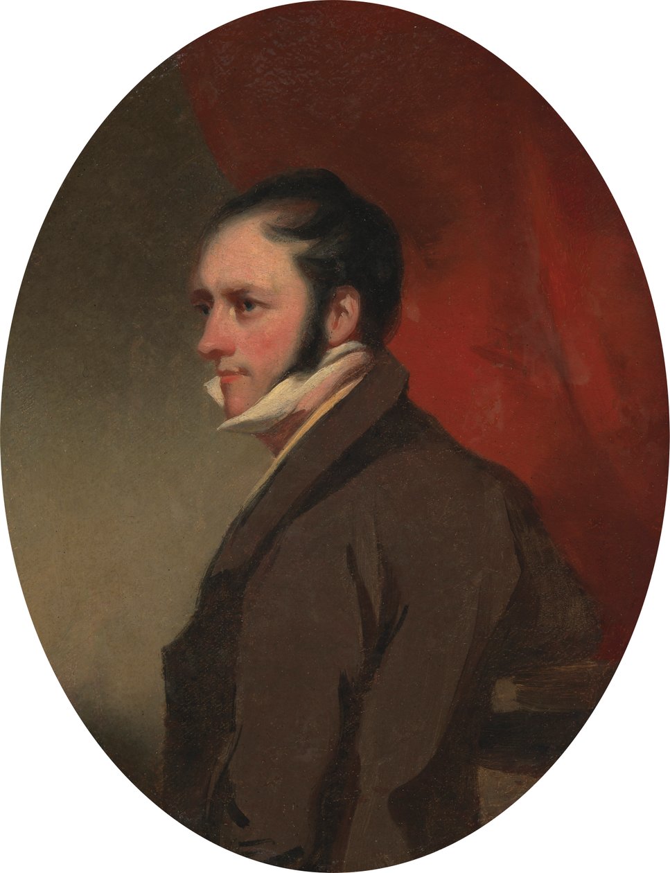 En man som heter W. C. Hunter av George Chinnery
