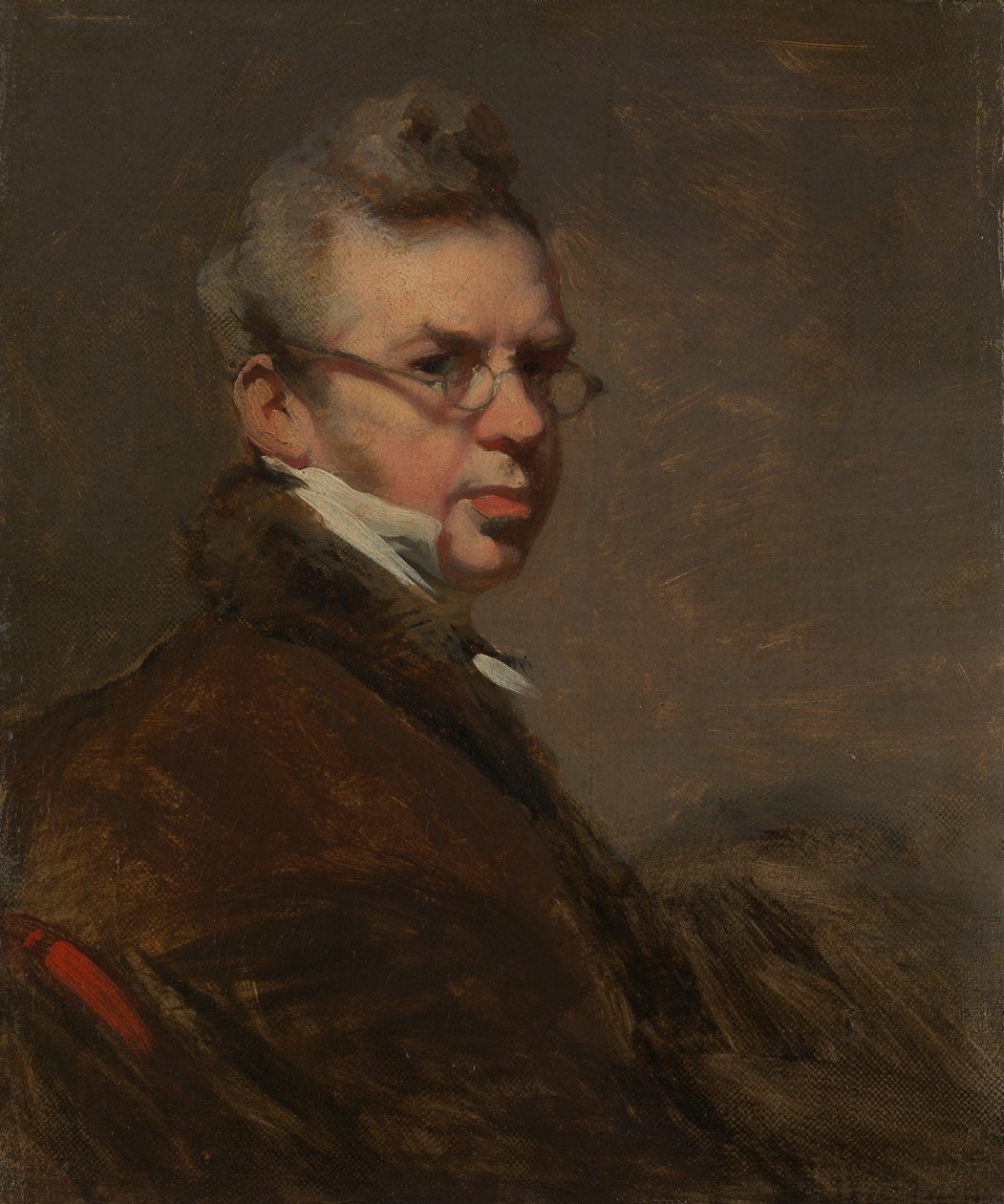 Självporträtt, 1825-28. av George Chinnery