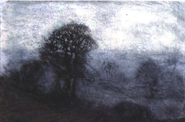 En vinterkväll av George Clausen