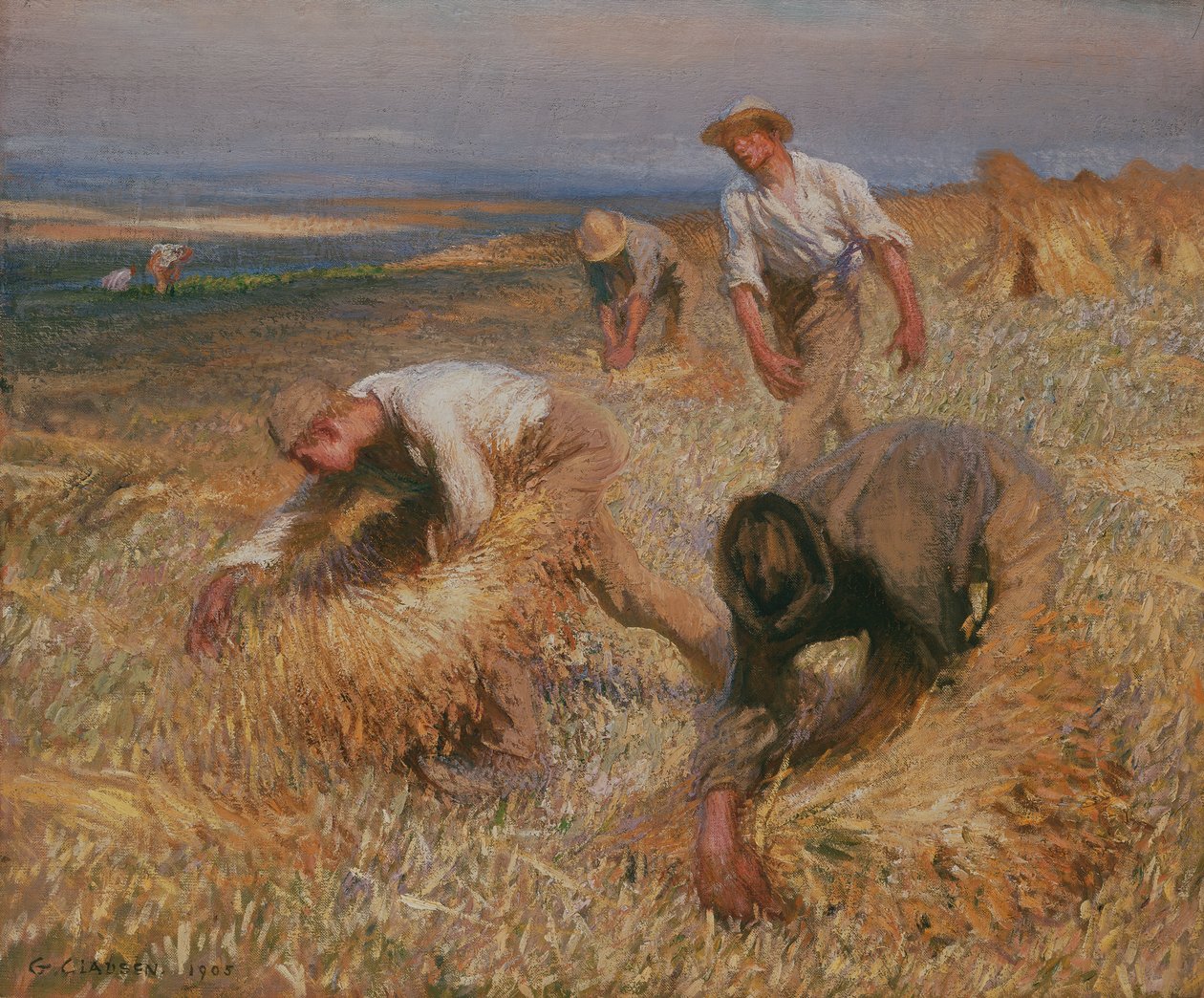 Bindande kärvar av George Clausen