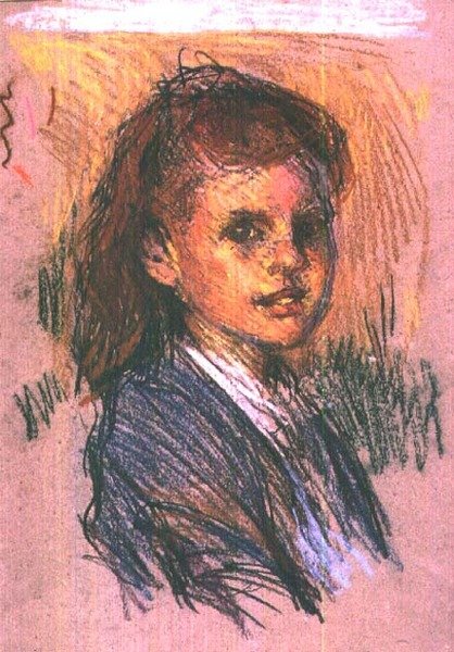 Chef för en flicka av George Clausen