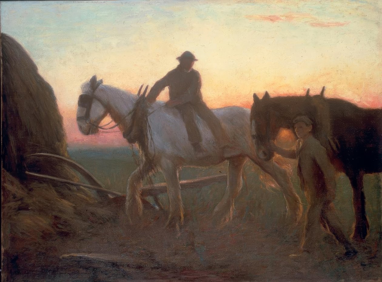 Hemåt av George Clausen