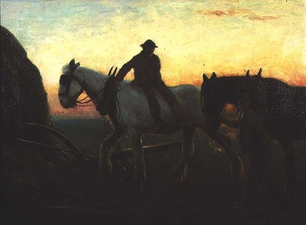 Hemåt av George Clausen