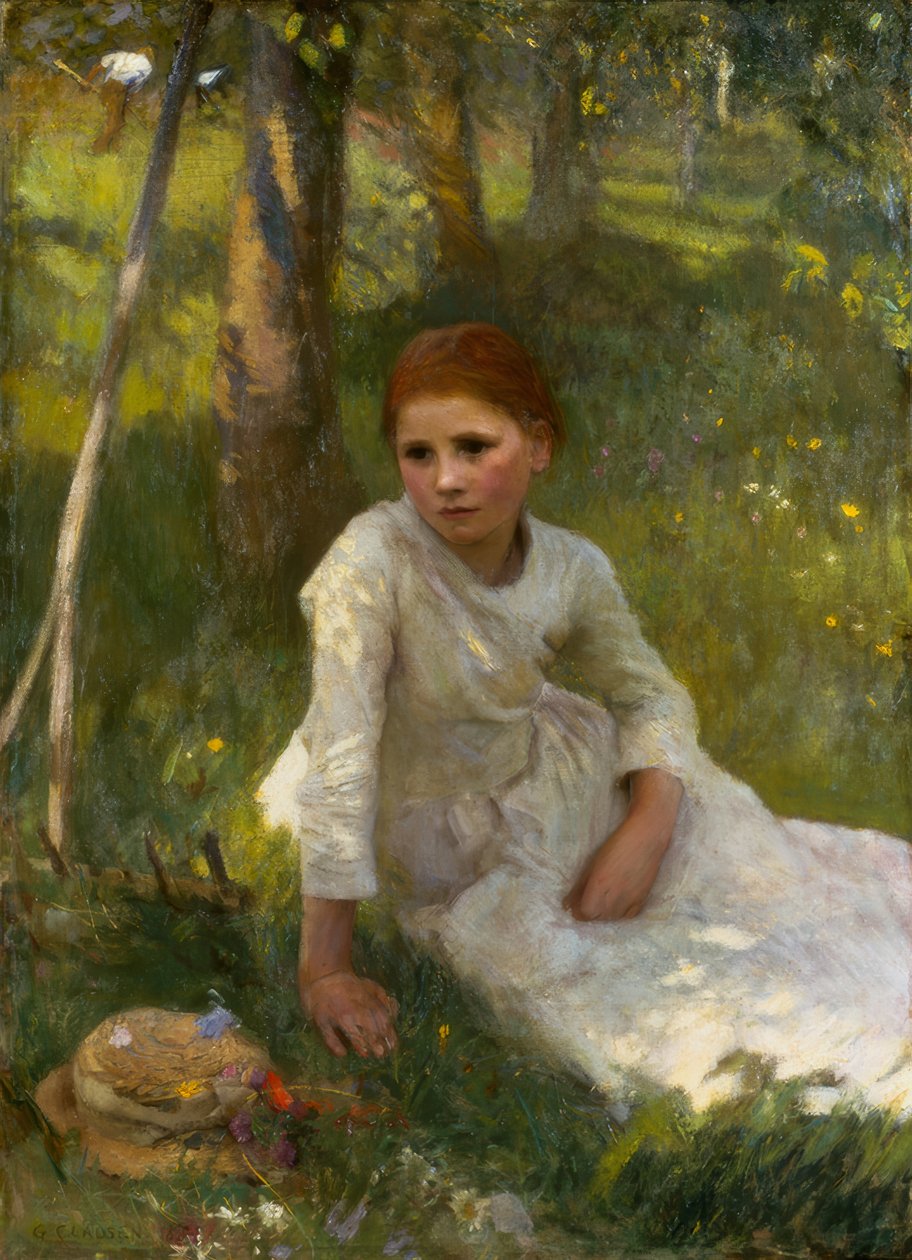 Middag i Hayfield av George Clausen