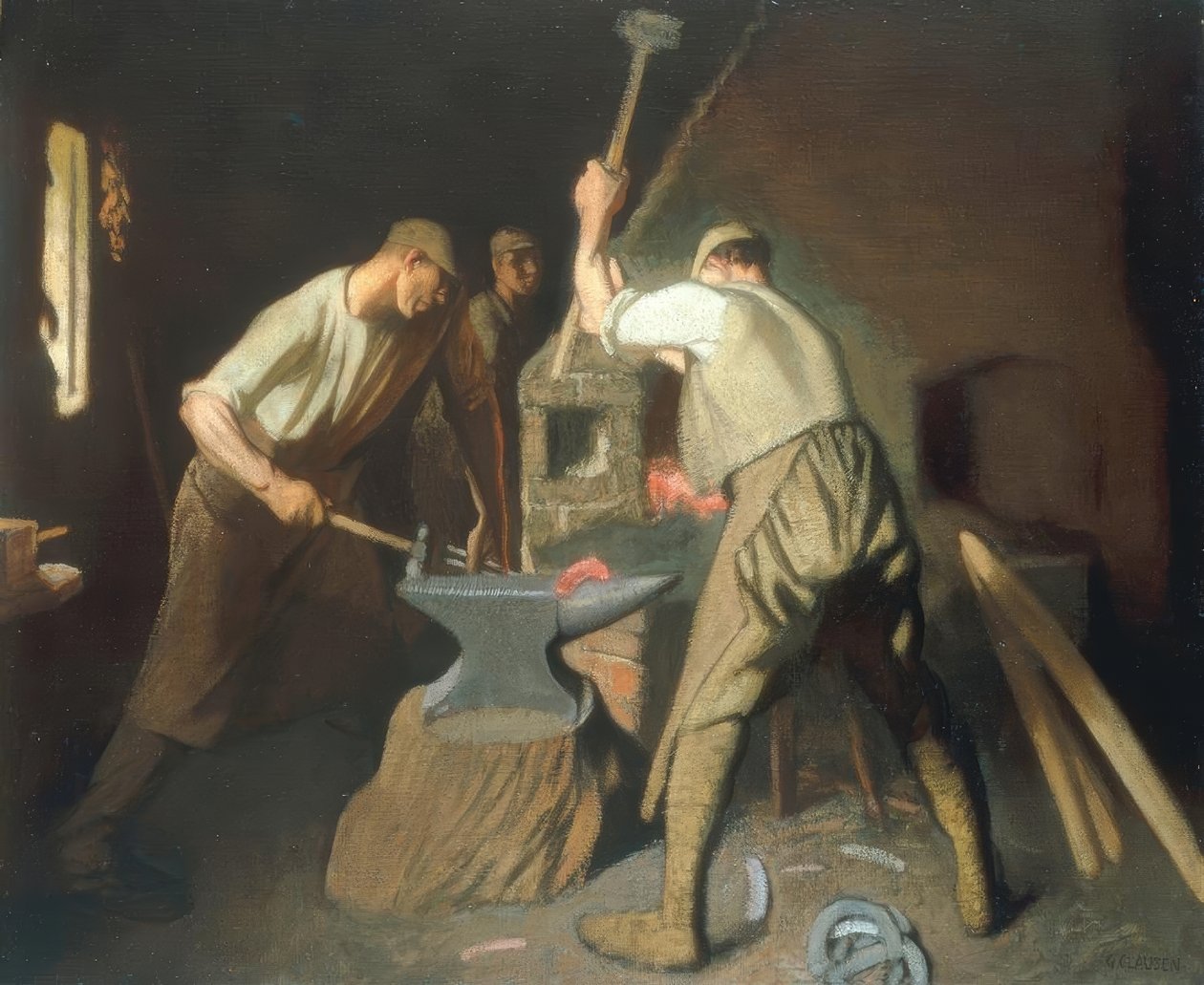 Vår smed av George Clausen
