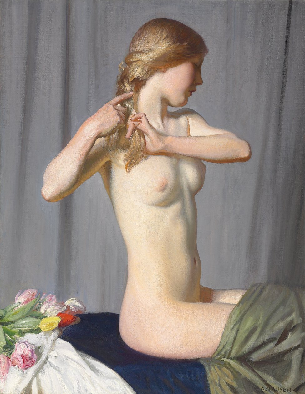 Primavera av George Clausen