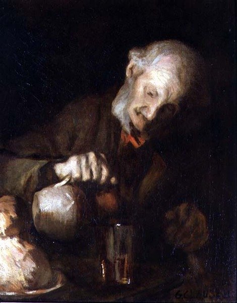 Den lilla bruna kannan av George Clausen