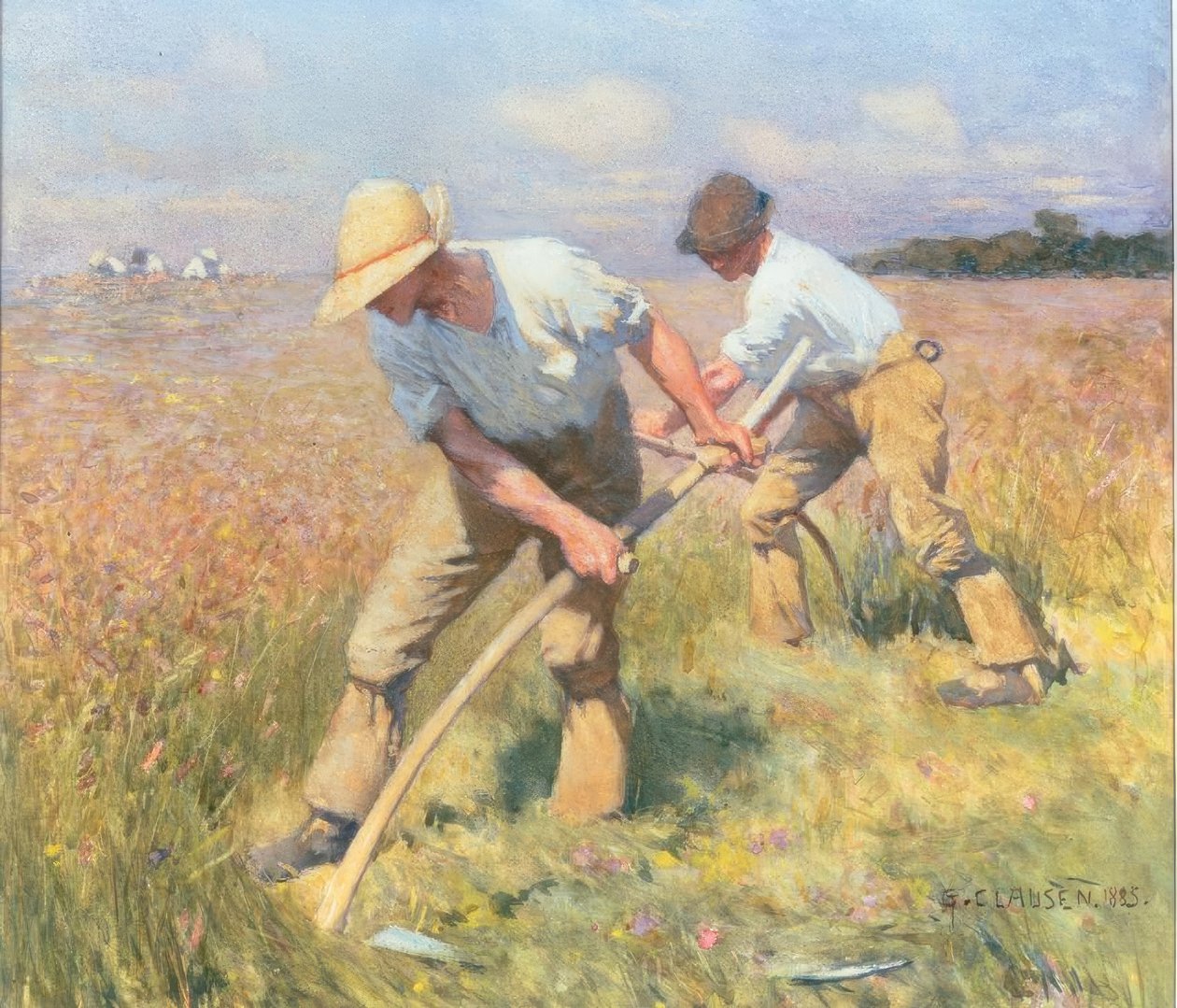 Gräsklipparna av George Clausen