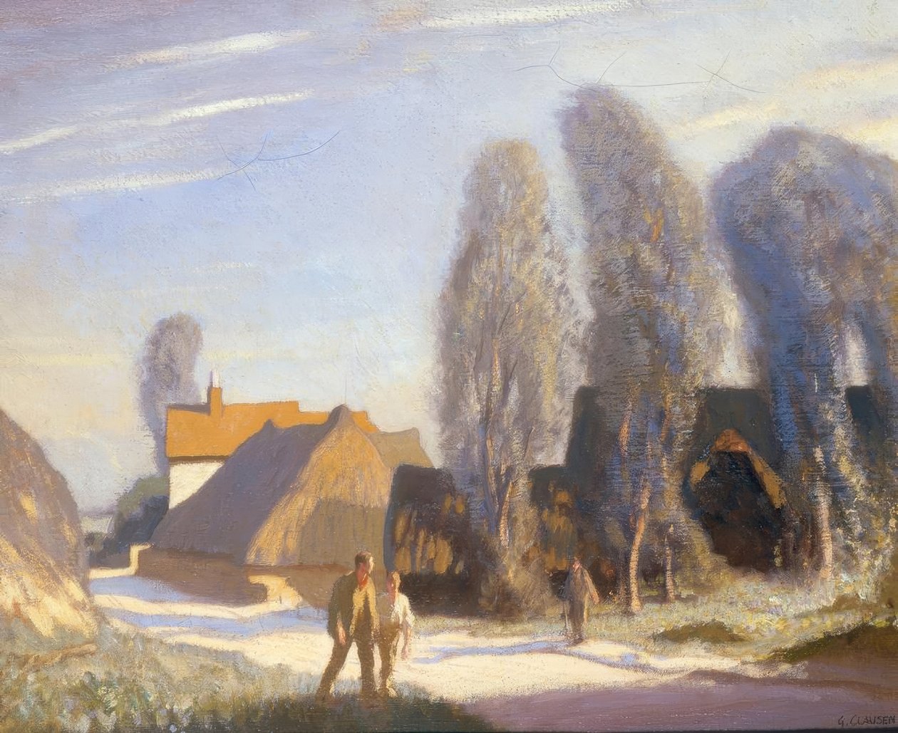 Vägkantsgården av George Clausen
