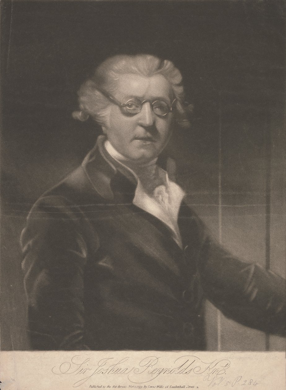Sir Joshua Reynolds av George Clint
