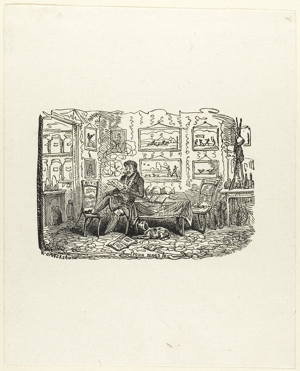 Anekdoter: Bevis av George Cruikshank