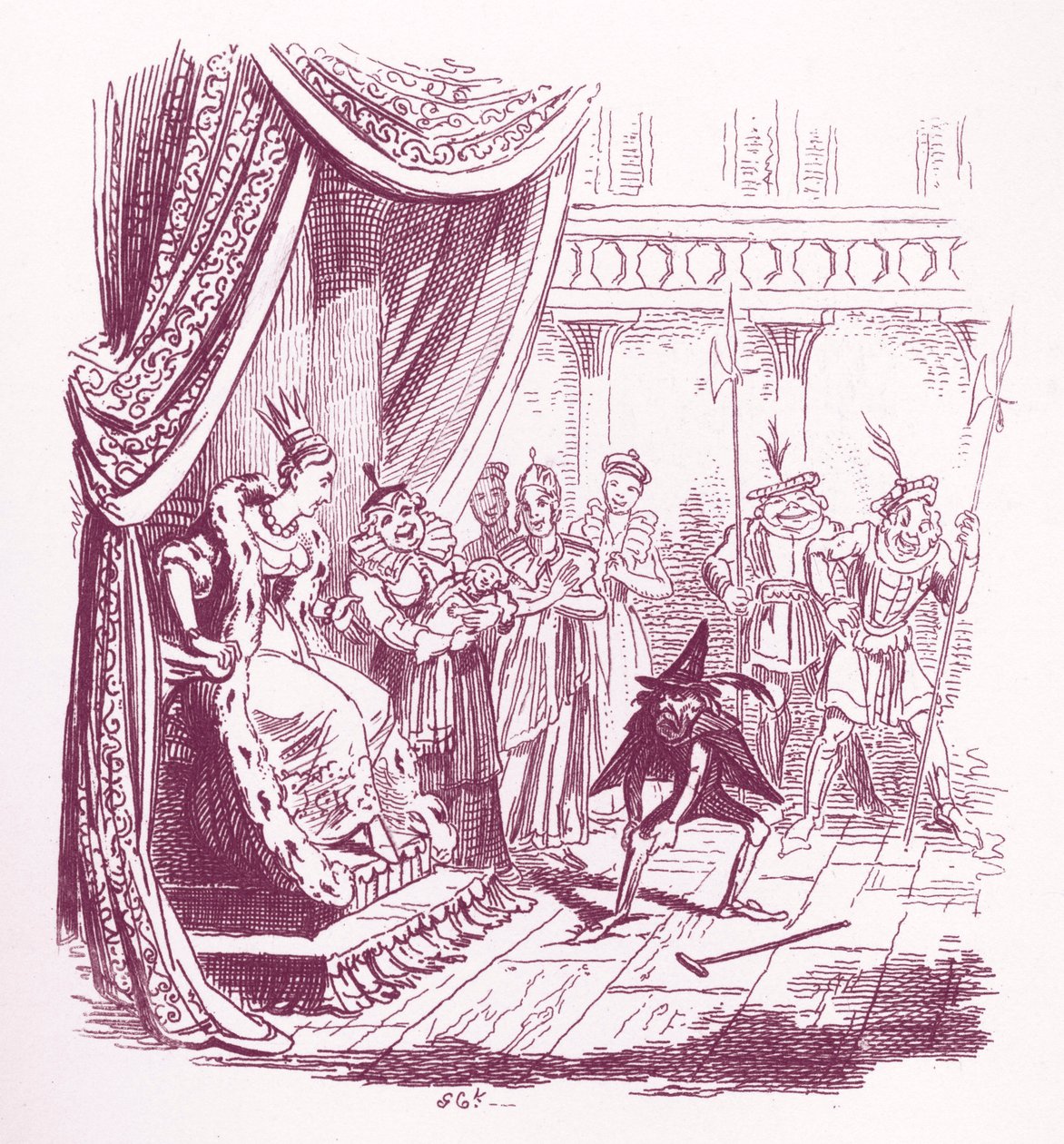 Bröderna Grimm Barn och av George Cruikshank
