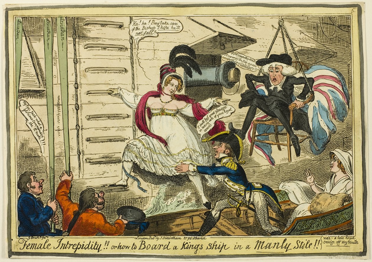 Kvinnlig oförskräckthet av George Cruikshank