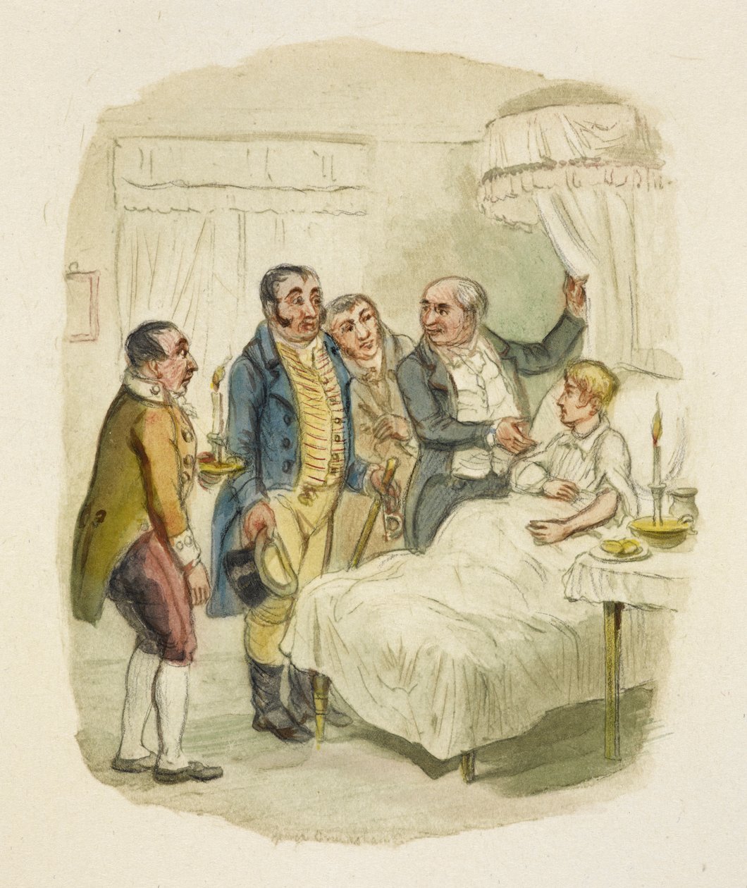 Illustration till "Oliver Twist" av George Cruikshank