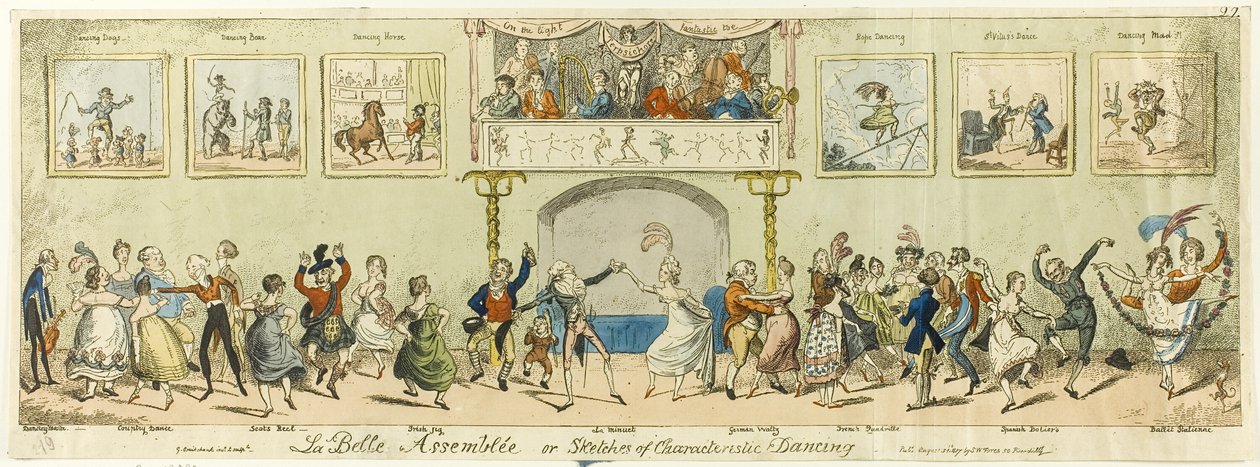 La Belle Assemblée av George Cruikshank