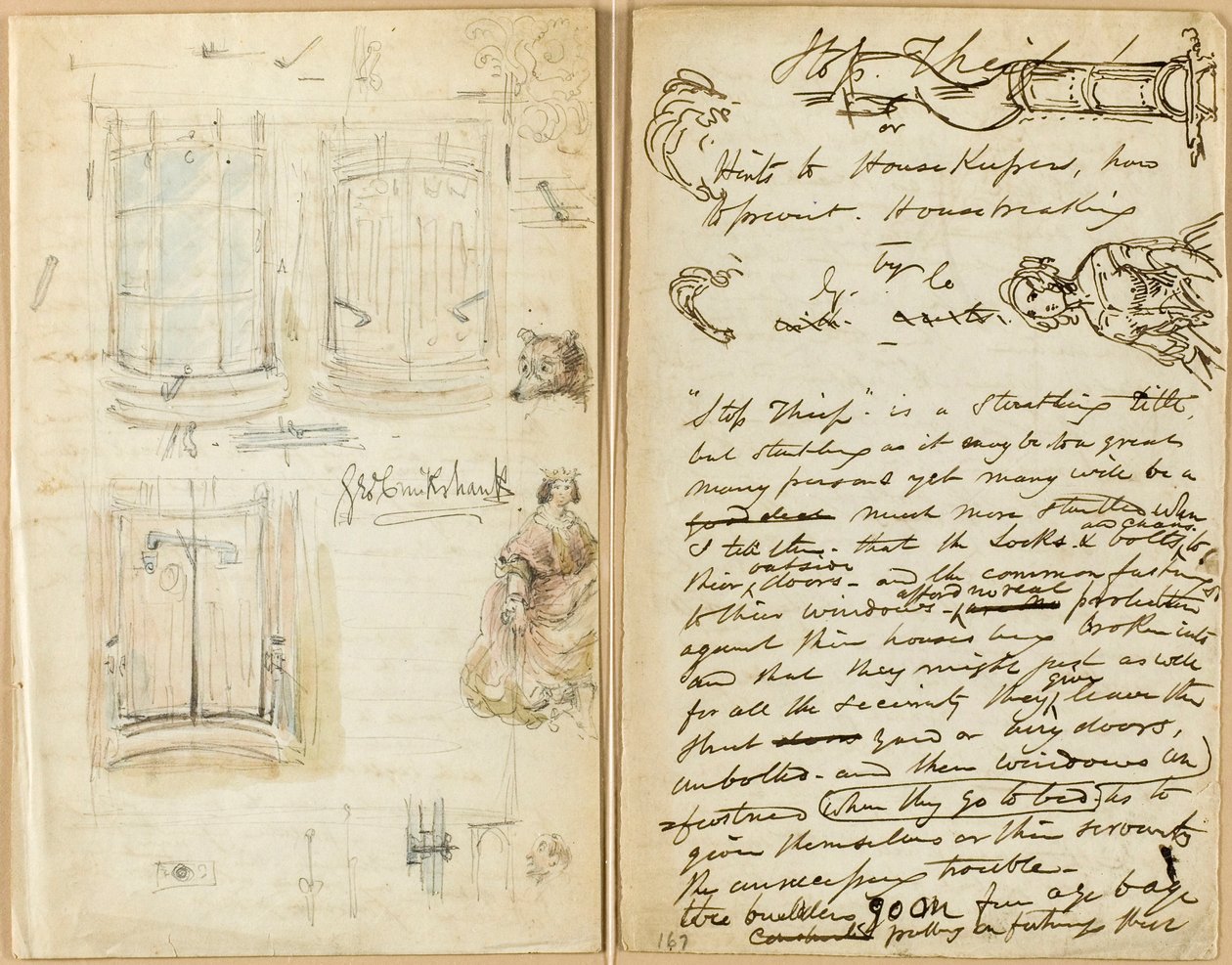 Brev: Stoppa tjuven av George Cruikshank
