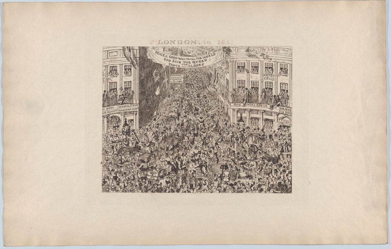 London, 1851, 1851, 1851. av George Cruikshank