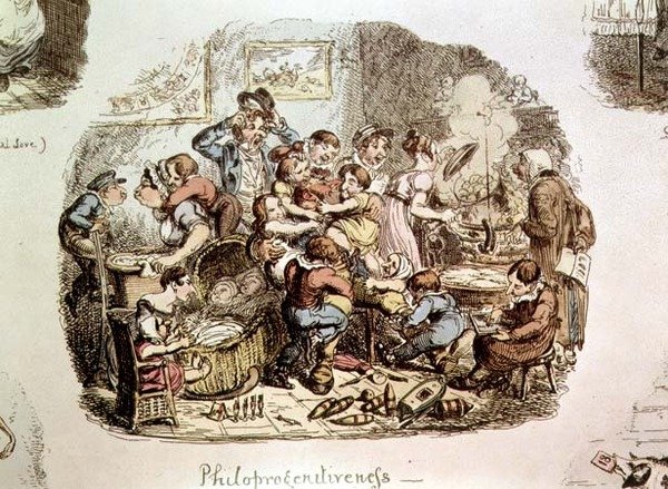 Filoprogenitivitet av George Cruikshank