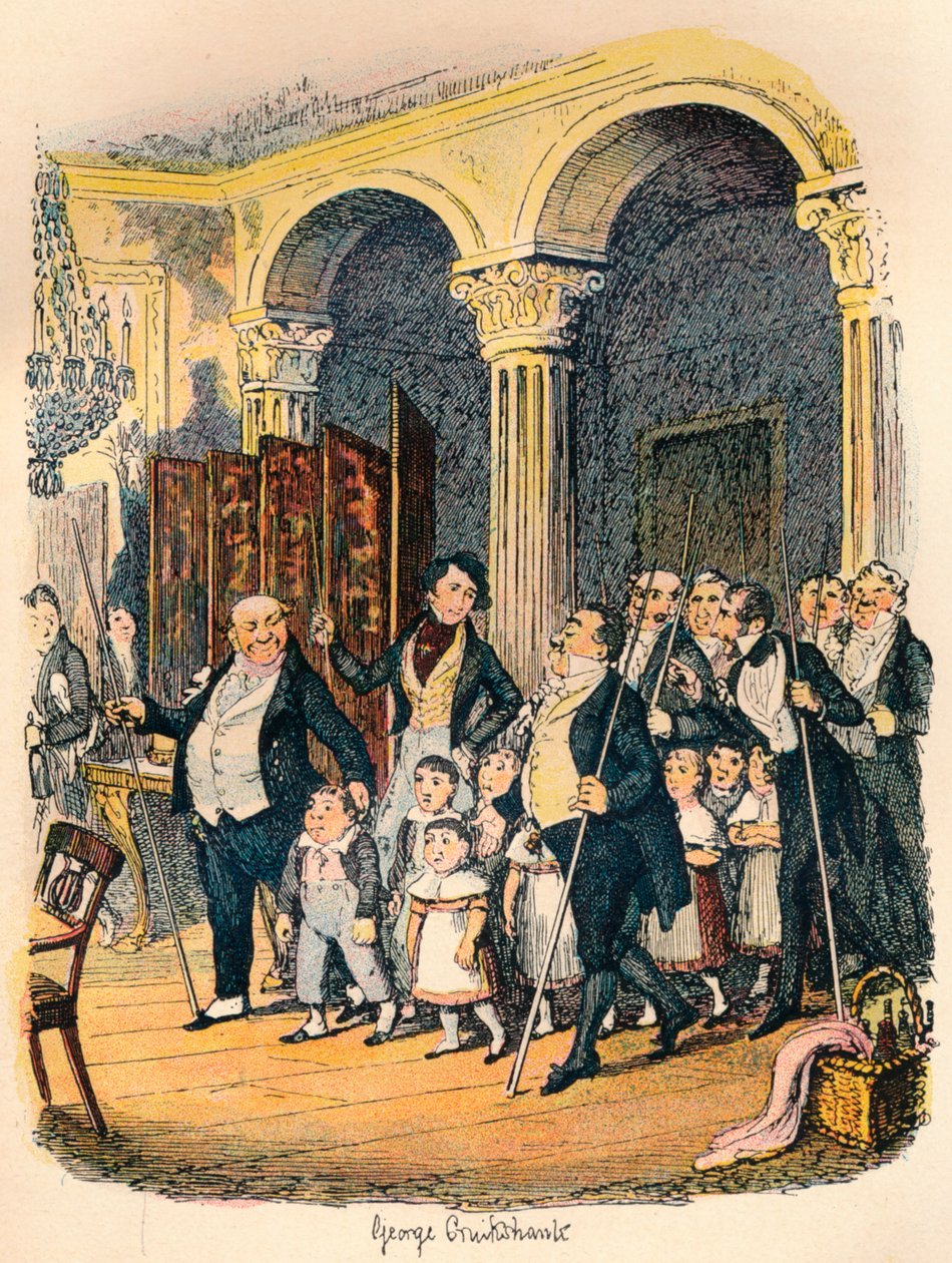 Offentliga middagar, c1900 av George Cruikshank