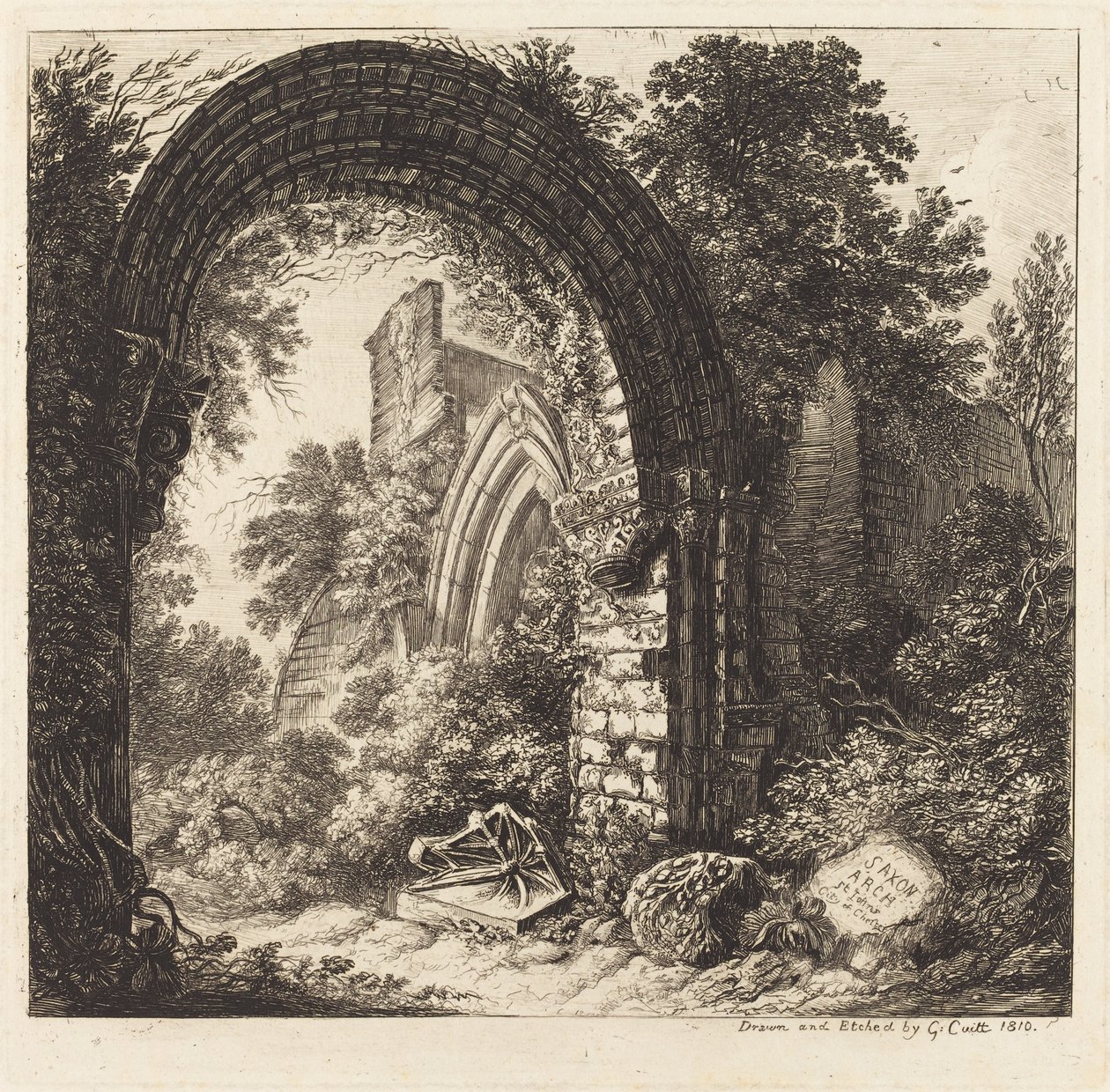Saxon Arch av George Cuitt the Younger