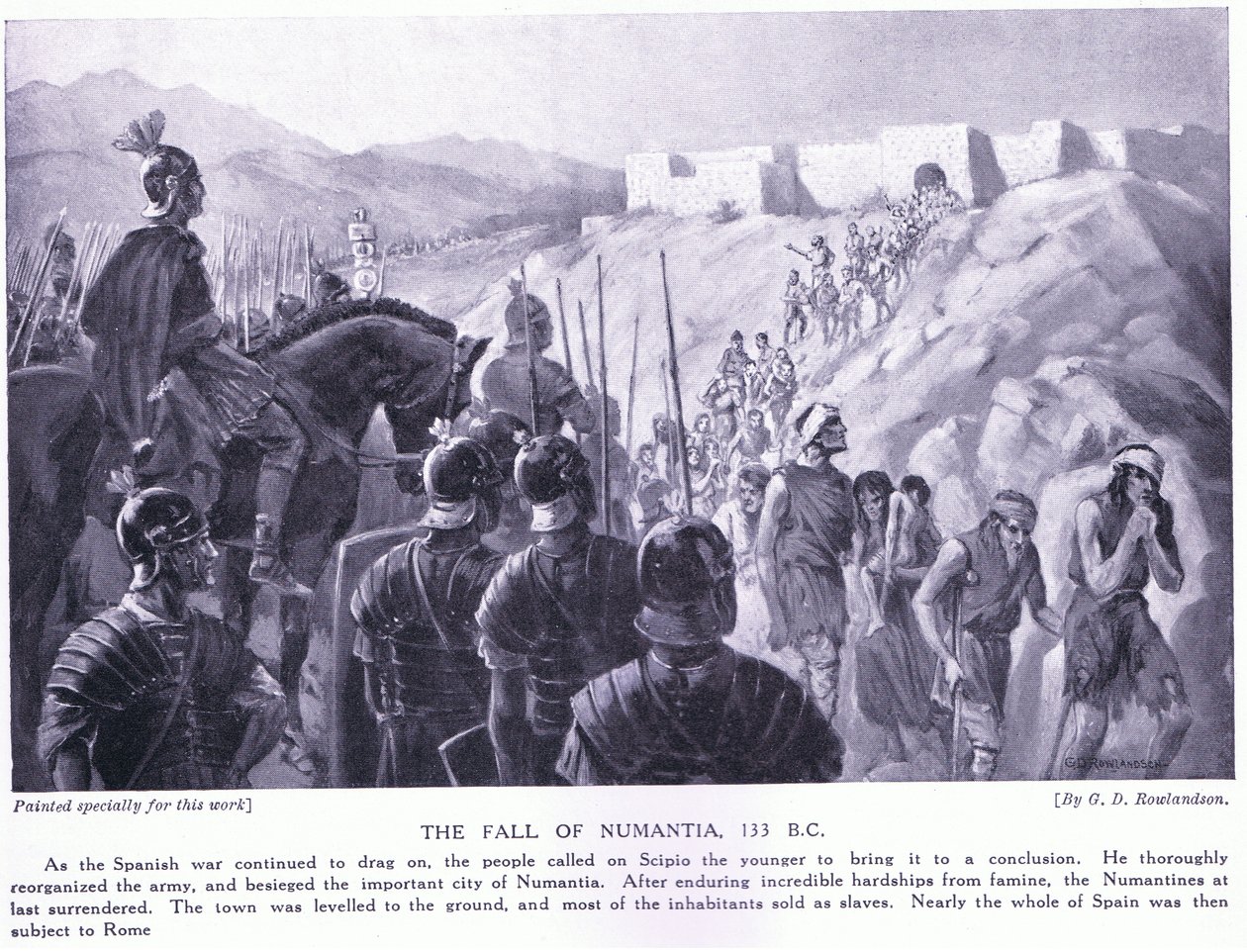Numantias fall 133 f.Kr. av George Derville Rowlandson